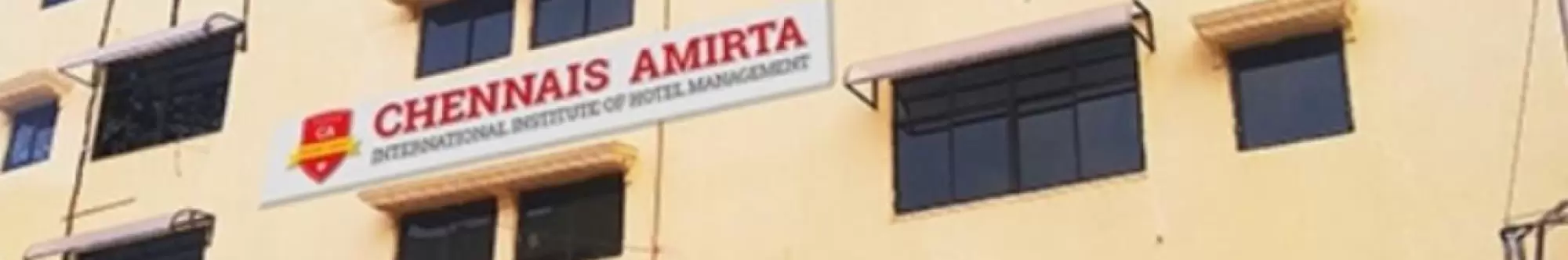 Chennais Amirta International Institute of Hotel Management, Hyderabad Banner