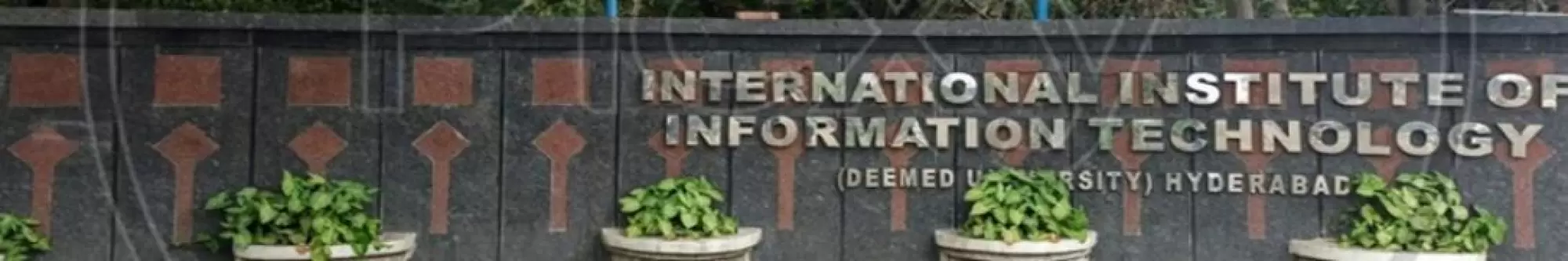 International Institute of Information Technology, Hyderabad Banner
